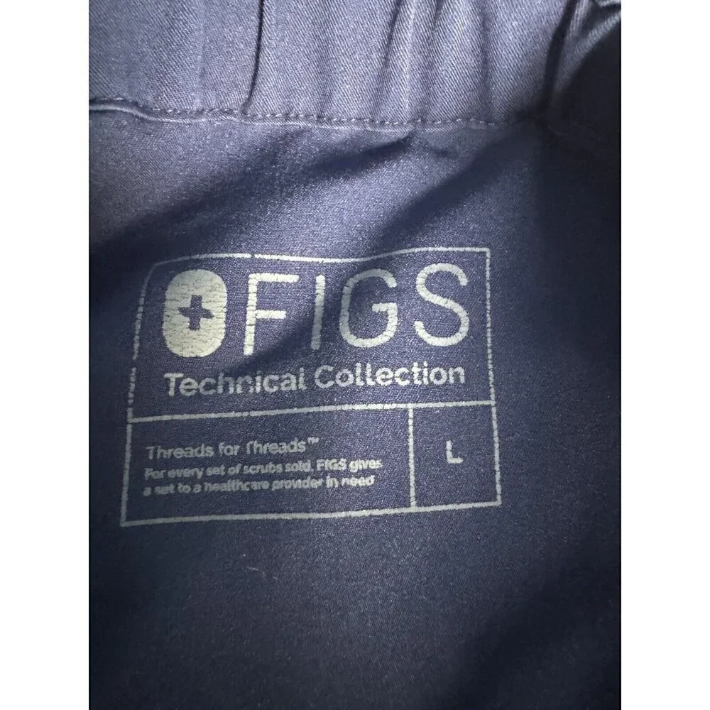 FIGS Pisco Technical Collection Blue Scrub Pants Men's Sz Large